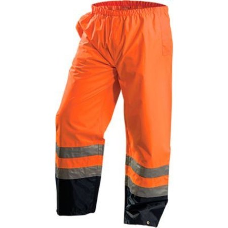 OCCUNOMIX OccuNomix Premium Breathable Pants, Class E, Waterproof, Hi-Vis Orange, XL, LUX-TENR-OXL LUX-TENR-OXL